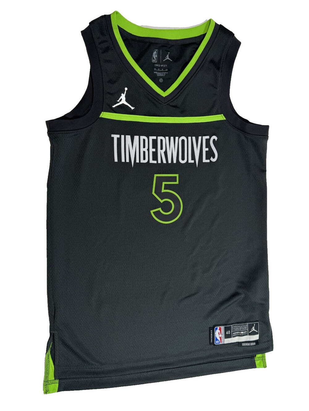 Anthony Edwards Timberwolves Jordan Swingman Statement Edition Jersey Size S NWT